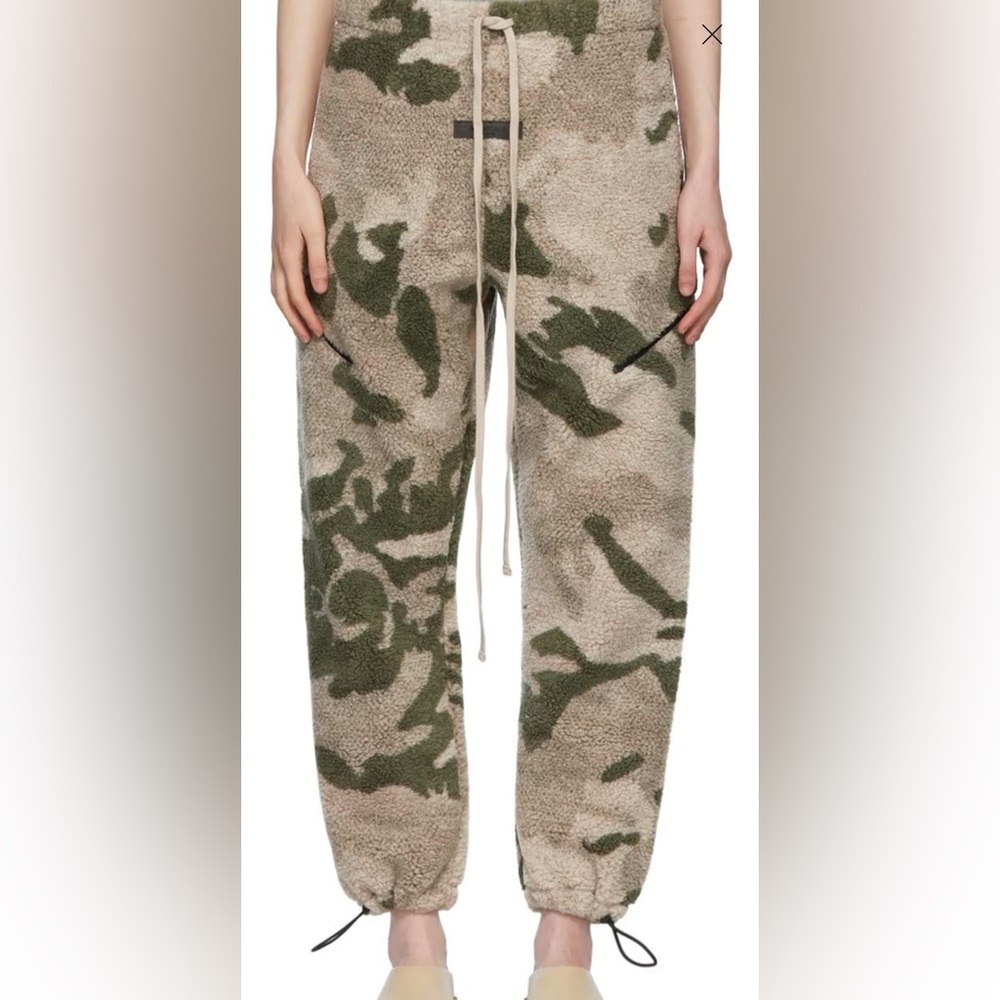 BNWT FEAR OF GOD ESSENTIALS SHERPA JOGGERS